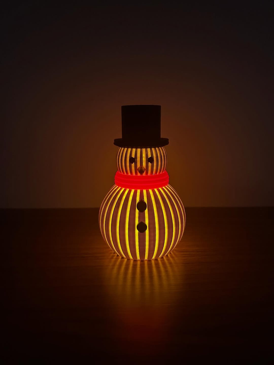 Luminária Boneco de Neve